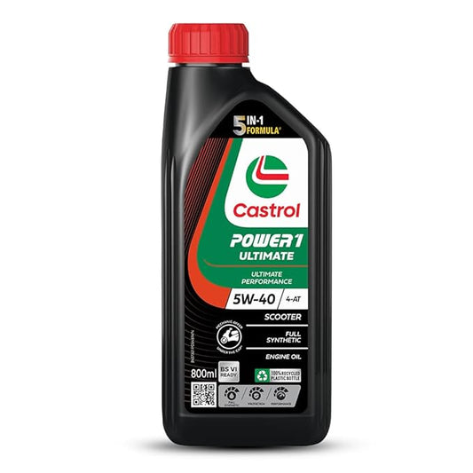 Castrol POWER1 ULTIMATE 5W-40 4-AT Synthetic Engine Oil